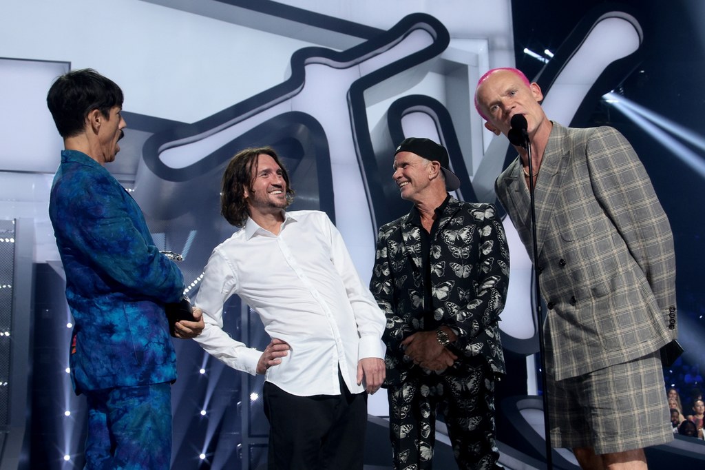 Red Hot Chili Peppers szykują drugi album w 2022 r. - od lewej: Anthony Kiedis, John Frusciante, Chad Smith i Flea