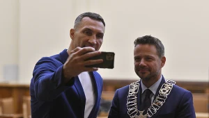 Władimir Kliczko i Rafał Trzaskowski