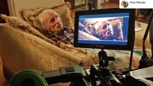 Franciszek Pieczka na planie filmowym trzy tygodnie przed śmiercią