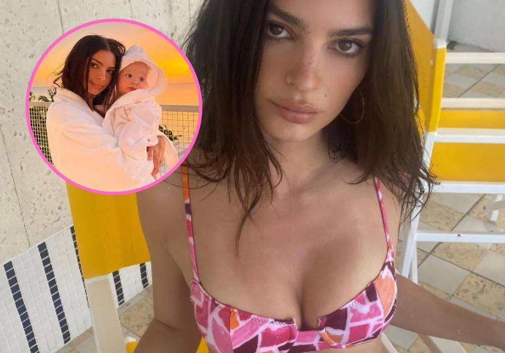 Emily Ratajkowski z synem Emily Ratajkowski z synem