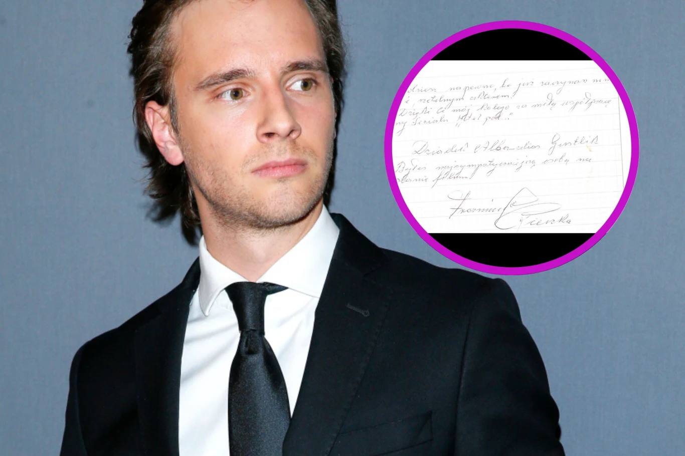 Maciej Musiał dostał list od Franciszka Pieczki Maciej Musiał dostał list od Franciszka Pieczki