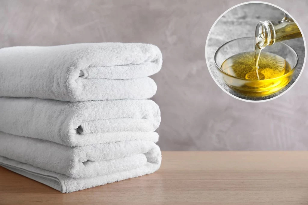 Olej słonecznikowy przywróci biel poszarzałym ręcznikom