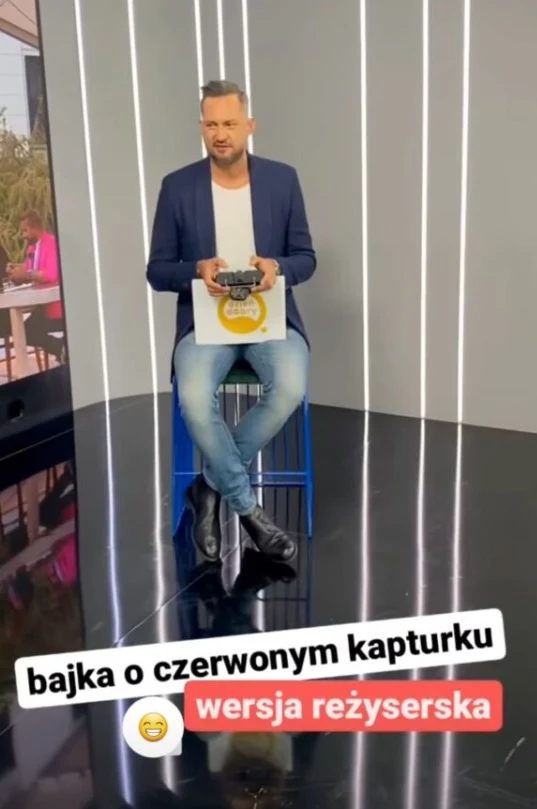 Marcin Prokop za kulisami "Dzień dobry TVN". Marcin Prokop za kulisami "Dzień dobry TVN".