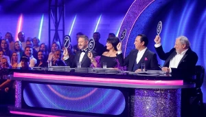 Iwona Pavlović, Andrzej Piaseczny, Michał Malitowsk, Andrzej Grabowski w "Dancing with the stras. Taniec z gwiazdami"  