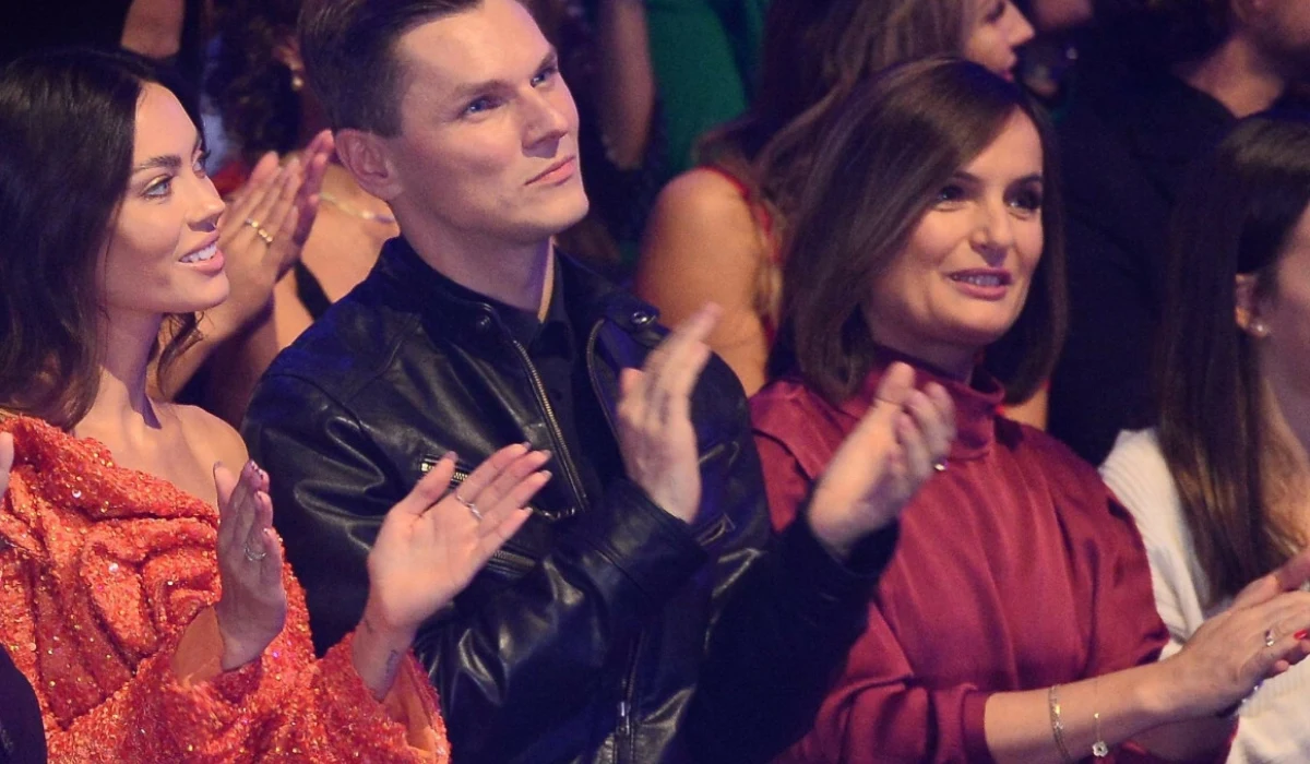 Edyta Zając i Dorota Gawryluk na widowni "Tańca z gwiazdami"