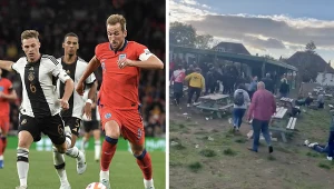 Zamieszki przed meczem Anglia-Niemcy. Kibice zaatakowani maczetami