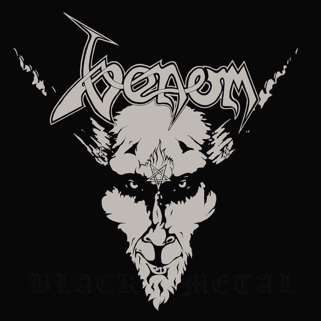 Okładka legendarnej płyty "Black Metal" grupy Venom