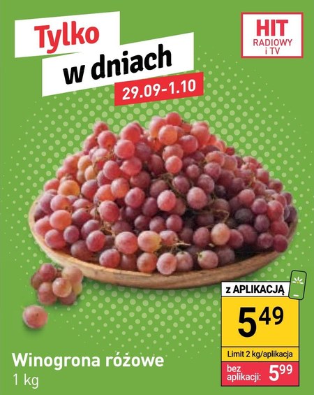 Winogrona Taniej Promocja Stokrotka Market Ding Pl