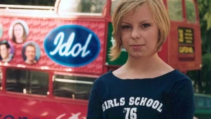 Alicja Janosz na planie "Idola" w 2002 roku