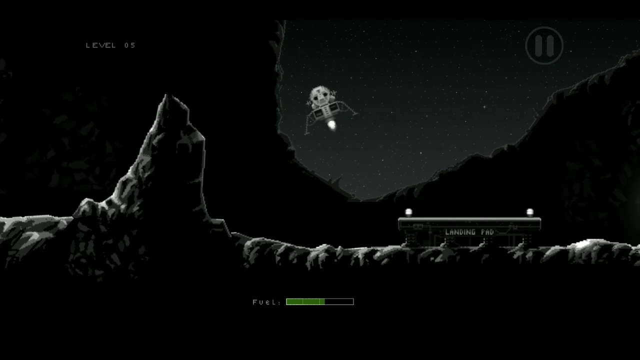 Gra Lunar Lander została stworzona na podstawie misji kosmicznych NASA Gra Lunar Lander została stworzona na podstawie misji kosmicznych NASA