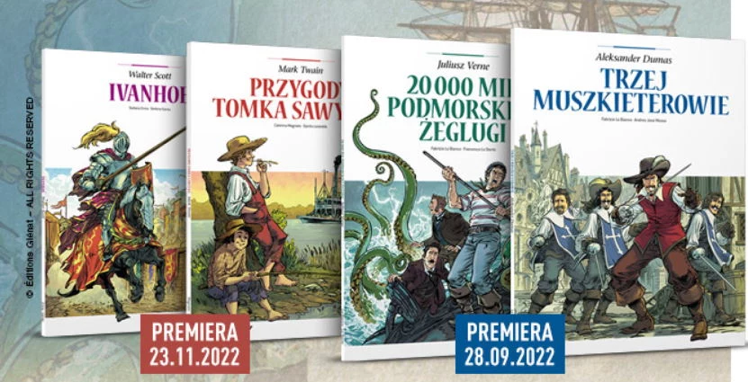 Niektóre historie się nie starzeją - komiksowe adaptacje klasyki literatury młodzieżowej