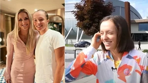 Przed turniejem WTA 500 w Ostrawie Iga Świątek przyznała, że inspirują ją narciarze alpejscy. Na zdjęciu z lewej Iga z Lindsey Vonn