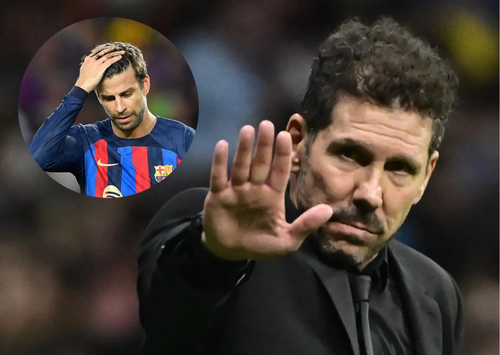 Trener Diego Simeone ma byc zainteresowany ściągnięciem Gerarda Pique 