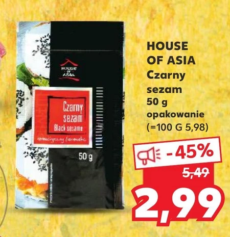 House of Asia Czarny sezam 50 g