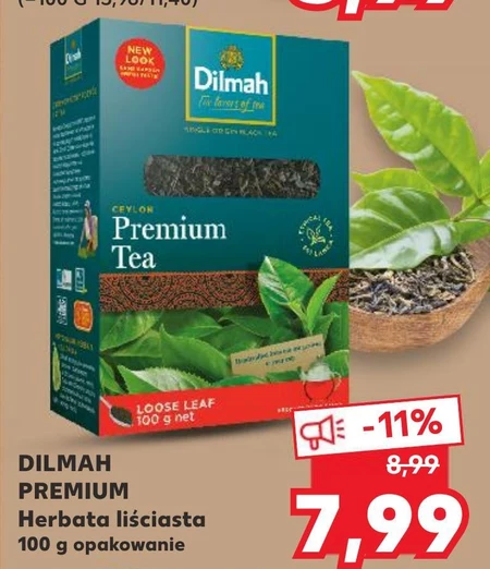 Dilmah Cejlońska czarna herbata sypka liściasta 100 g