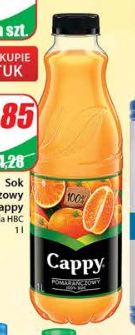 Cappy 100 % sok pomarańczowy 1 l
