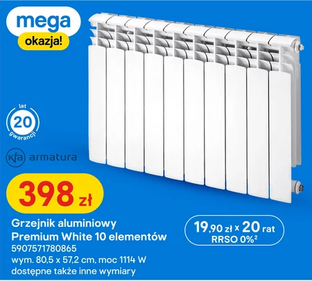Grzejnik kfa armatura