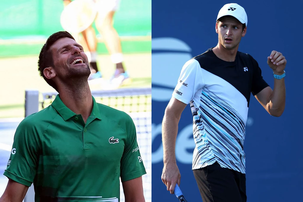 Novak Djoković i Hubert Hurkacz Novak Djoković i Hubert Hurkacz