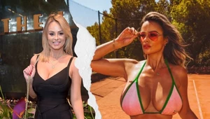 Rhian Sugden w skąpym bikini na korcie tenisowym. Co za biust!