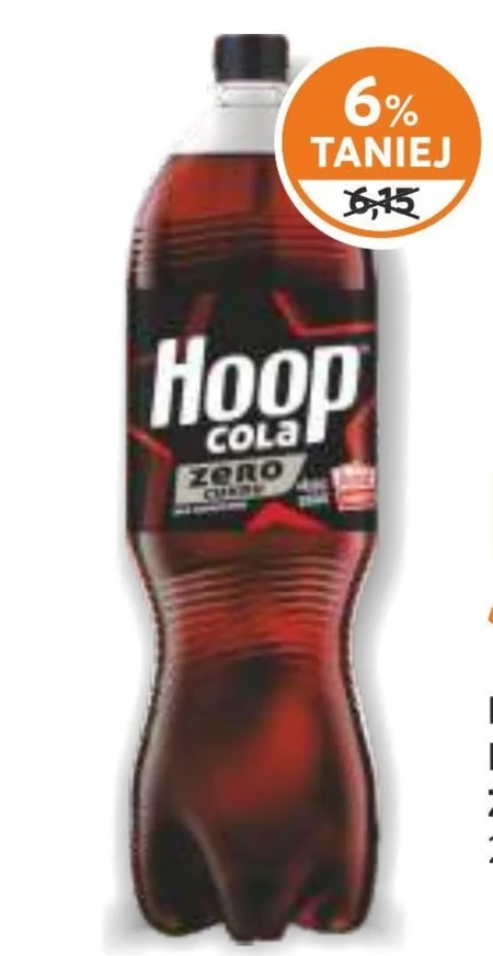 Hoop Cola Napój gazowany zero cukru 2 l
