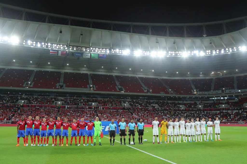 Stadion Ahmed bin Ali na którym rozegrano baraż Kostaryka - Nowa Zelandia to też arena mundialu 2022 w Katarze Stadion Ahmed bin Ali na którym rozegrano baraż Kostaryka - Nowa Zelandia to też arena mundialu 2022 w Katarze