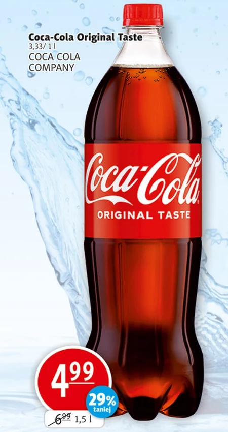Coca-Cola Napój gazowany 1,5 l