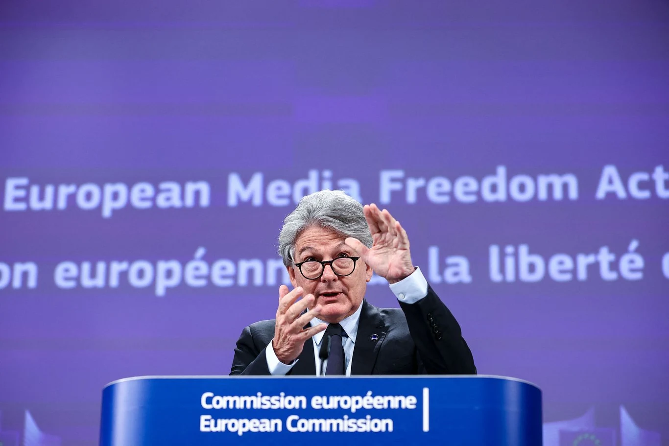 Thierry Breton komisarz UE ds. rynku wewnętrznego