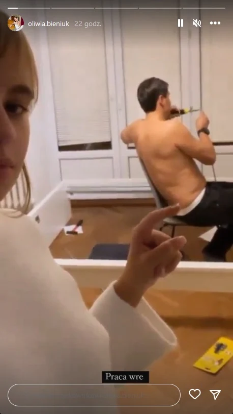 Oliwia Bieniuk może liczyć na pomoc taty