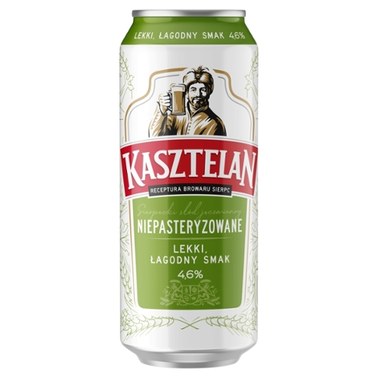 Kasztelan Piwo jasne niepasteryzowane 500 ml - 1