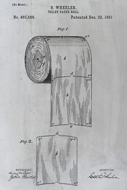 Pierwsze rolki papieru toaletowego powstały jeszcze w XIX w.