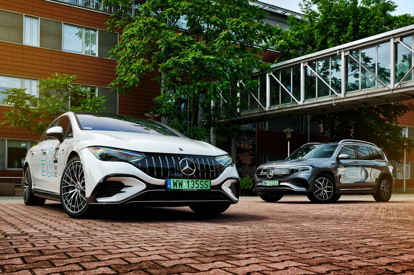 Uczestnicy Mercedes EQ Tour mogli przejechać się elektrycznymi SUV-ami, limuzynami i... vanem.