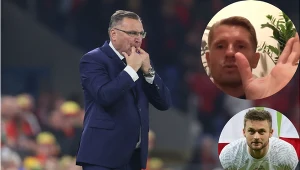 Artur Wichniarek (z prawej u góry) skrytykował selekcjonera Czesława Michniewicza (z lewej) w obronie Karola Linettego (z prawej na dole)