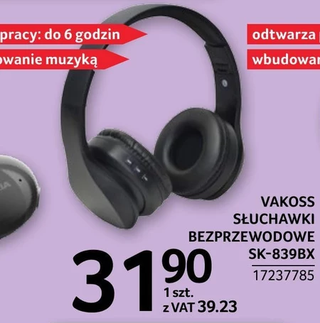 Słuchawki bluetooth Vakoss