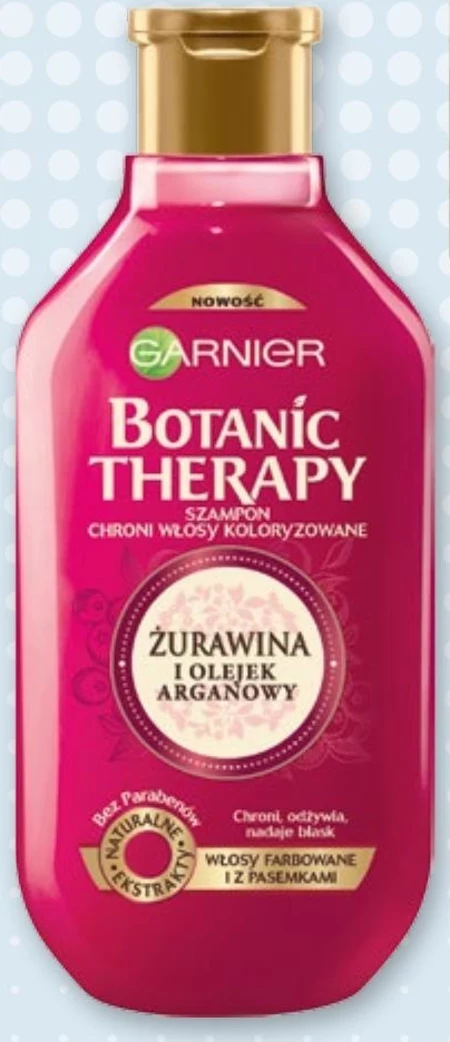 Garnier Botanic Therapy Szampon żurawina & olejek arganowy 400 ml