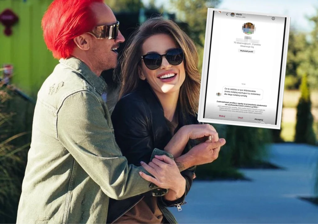 Pola Wiśniewska upubliczniła wiadomość od hejtera