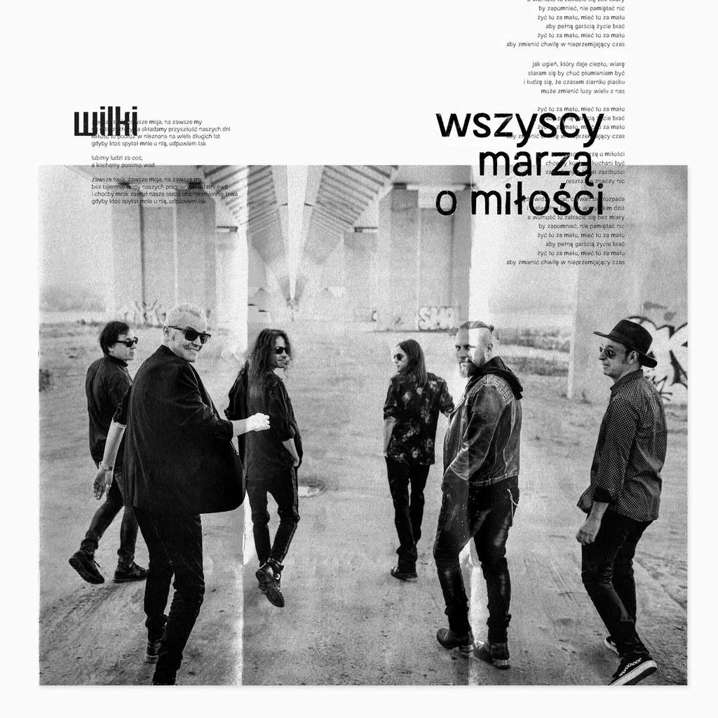 Okładka albumu "Wszyscy marzą o miłości" zespołu Wilki