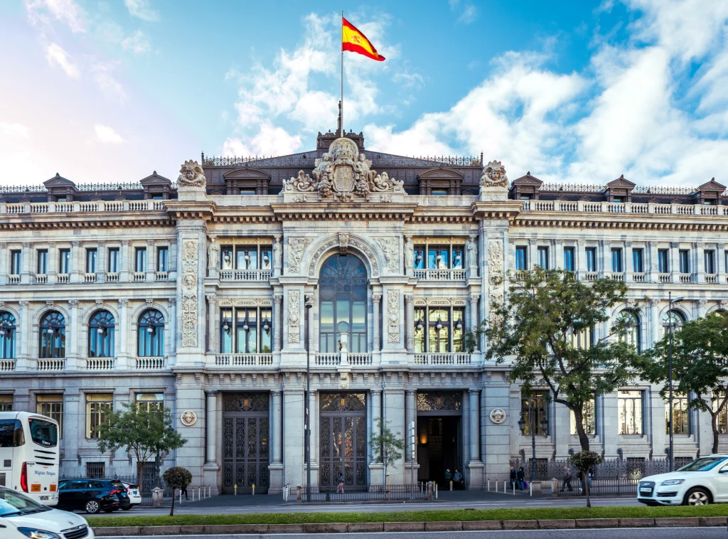 Siedziba Banco de Espana w Madrycie