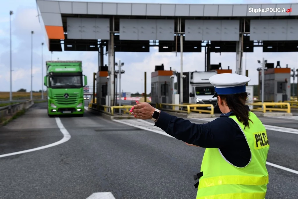 Akcję "Bezpieczna autostrada" przeprowadzili śląscy policjanci