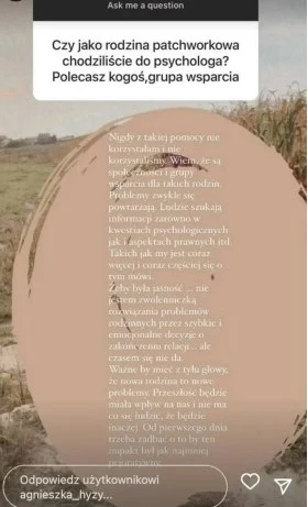 Agnieszka Hyży odpowiada fanowi na pytanie