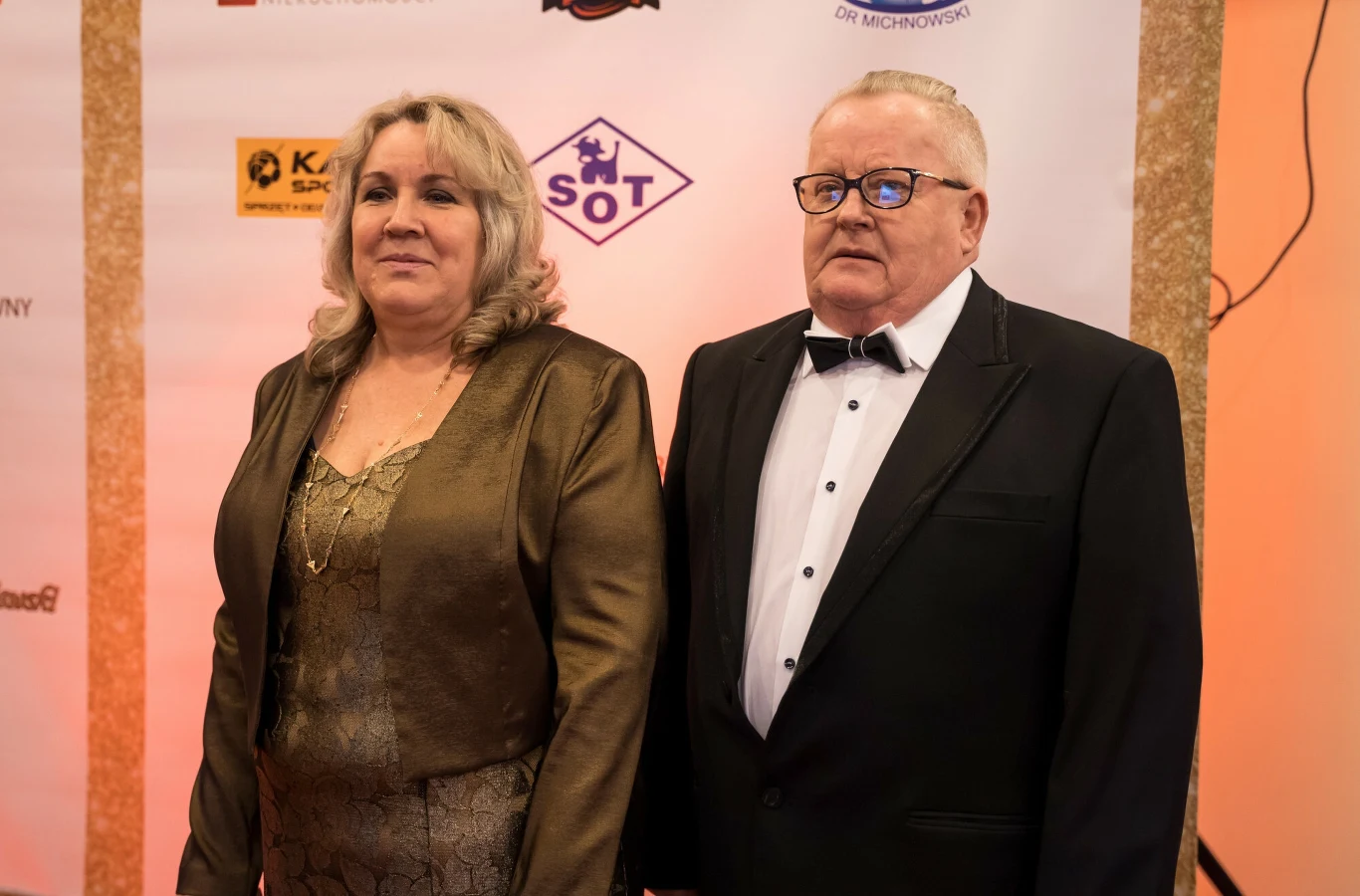 Wojciech Fortuna z żoną