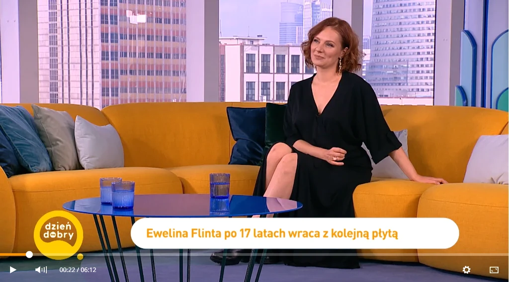 Ewelina Flinta w "Dzień dobry TVN" Ewelina Flinta w "Dzień dobry TVN"