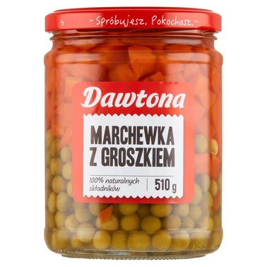 Dawtona Marchewka z groszkiem 510 g - 1