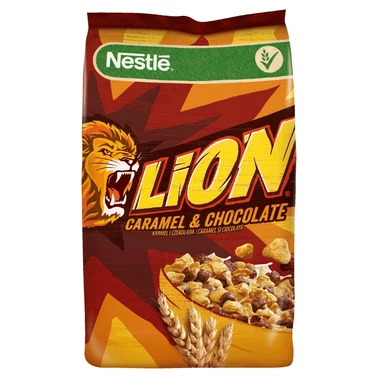 Nestlé Lion Płatki śniadaniowe karmel i czekolada 250 g - 2