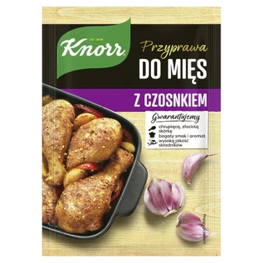 Knorr Przyprawa do mięs z czosnkiem 23 g - 0