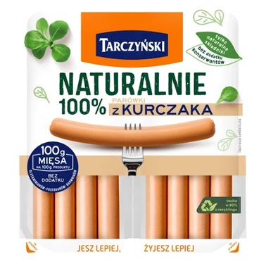 Tarczyński Naturalnie Parówki 100 % z kurczaka 160 g (2 x 80 g) - 2