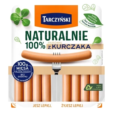 Tarczyński Naturalnie Parówki 100 % z szynki 200 g (2 x 100 g) - 3