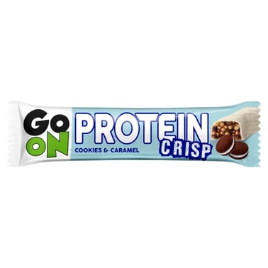 Go On Protein Crisp Proteinowy baton z ciasteczkami i karmelem w polewie 50 g - 0