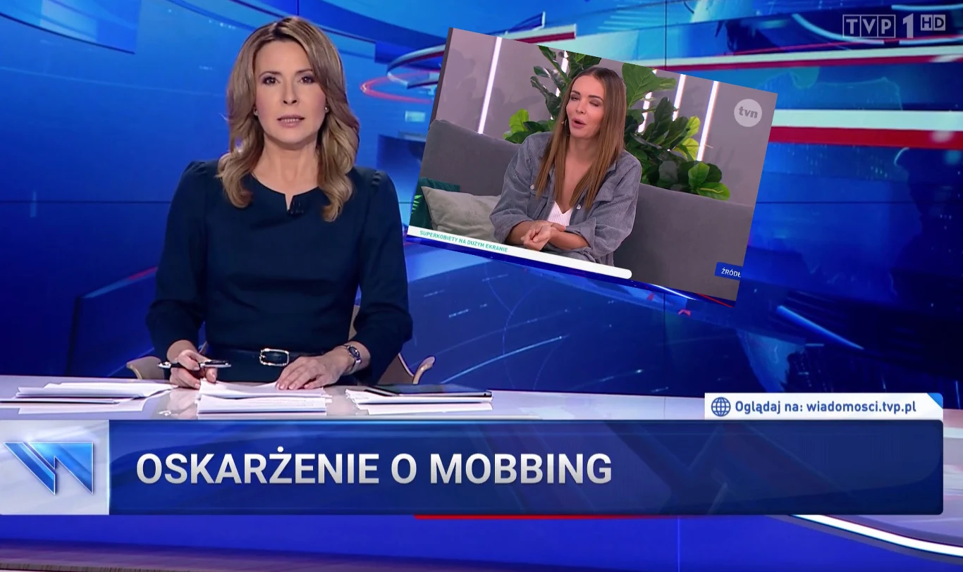 "Wiadomości" TVP podjęły temat mobbingu w TVN i afery z Wendzikowską "Wiadomości" TVP podjęły temat mobbingu w TVN i afery z Wendzikowską
