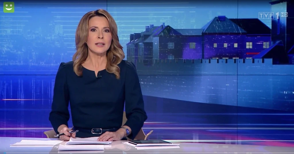 Marta Kielczyk w "Wiadomościach" Marta Kielczyk w "Wiadomościach"