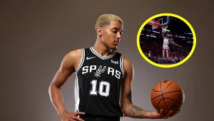 NBA. Jeremy Sochan zabłysnął w trakcie przedsezonowego meczu San Antonio Spurs